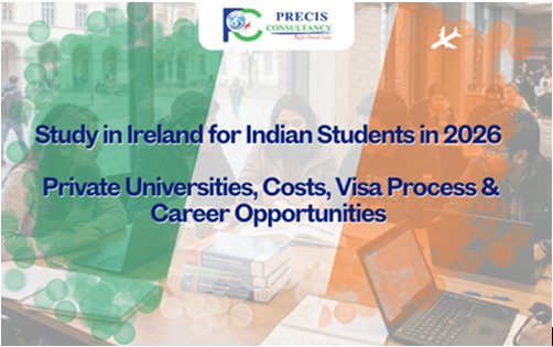 Study in Ireland for Indian Students in 2026 – Private Universities, Costs, Visa Process & Career Opportunities